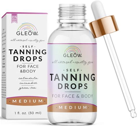 tanning drops to add moisturiser.